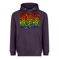 Plum pride leopard background lgbt Heavyweight Hoodie - texasbilliewilder