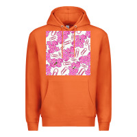 Carrot floral school seamless pattern Premium Hoodie - BundleAndBundleShop