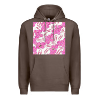 Coffee floral school seamless pattern Premium Hoodie - BundleAndBundleShop