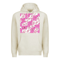 Oatmeal Heather floral school seamless pattern Premium Hoodie - BundleAndBundleShop