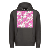 Smoke floral school seamless pattern Premium Hoodie - BundleAndBundleShop