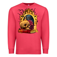 Cardinal Halloween Skull Candles and Roses Premium Sweatshirt - texasbilliewilder