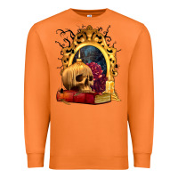 Carrot Halloween Skull Candles and Roses Premium Sweatshirt - texasbilliewilder