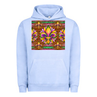 Pigment Grape Ice mardi gras sunflowers fleur, de lis glitter leopard background Urban Hoodie - Artiststas