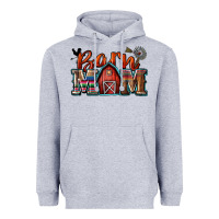 Heather Grey barn mom Heavyweight Hoodie - Zillion Design Studio