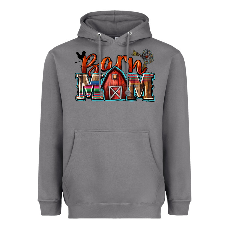 Barn Mom Heavyweight Hoodie by Zillion Design Studio | Teevron