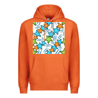 Carrot stars school seamless pattern Premium Hoodie - BundleAndBundleShop
