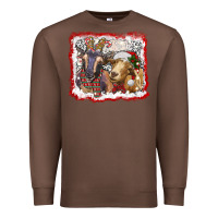Chestnut christmas goats Premium Sweatshirt - RanaPortraitStore
