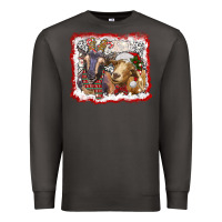 Smoke christmas goats Premium Sweatshirt - RanaPortraitStore