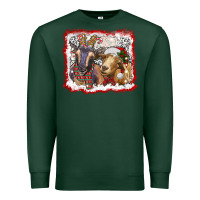 Sports Green christmas goats Premium Sweatshirt - RanaPortraitStore