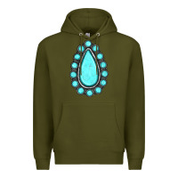 Army Green gemstone Premium Hoodie - JahusDesignShop