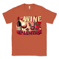 Copper Wine İs My Valentine Fa Classic Tee - FaDigitalArtStudio