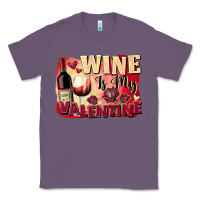 Lavender Wine İs My Valentine Fa Classic Tee - FaDigitalArtStudio