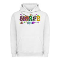 Pigment Lunar Rock mardi gras nurse leopard cowhide glitter Urban Hoodie - Artiststas