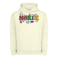 Pigment Pistachio mardi gras nurse leopard cowhide glitter Urban Hoodie - Artiststas