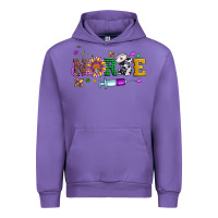 Tulip mardi gras nurse leopard cowhide glitter Urban Hoodie - Artiststas