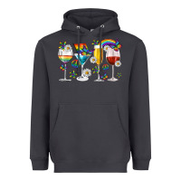Smoke pride lgbtq wine cups and glasses Heavyweight Hoodie - texasbilliewilder