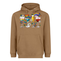 Toasted Coconut pride lgbtq wine cups and glasses Heavyweight Hoodie - texasbilliewilder