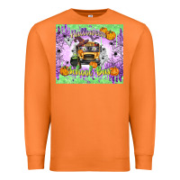 Carrot Halloween School Bus Premium Sweatshirt - texasbilliewilder