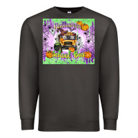 Smoke Halloween School Bus Premium Sweatshirt - texasbilliewilder