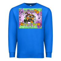True Royal Halloween School Bus Premium Sweatshirt - texasbilliewilder