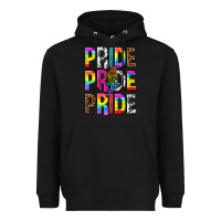 Black pride pride pride Heavyweight Hoodie - texasbilliewilder