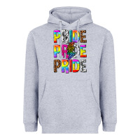 Heather Grey pride pride pride Heavyweight Hoodie - texasbilliewilder