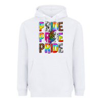 White pride pride pride Heavyweight Hoodie - texasbilliewilder