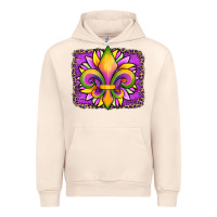Sandshell mardi gras fleur de lis sunflower leopard Urban Hoodie - Artiststas