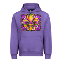 Tulip mardi gras fleur de lis sunflower leopard Urban Hoodie - Artiststas