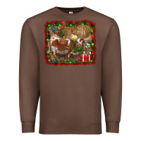 Chestnut christmas farm animals Premium Sweatshirt - RanaPortraitStore