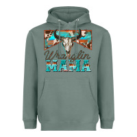 Sage wranglin mama Heavyweight Hoodie - Zillion Design Studio