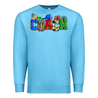 Ocean Blue coach Premium Sweatshirt - Zillion Design Studio
