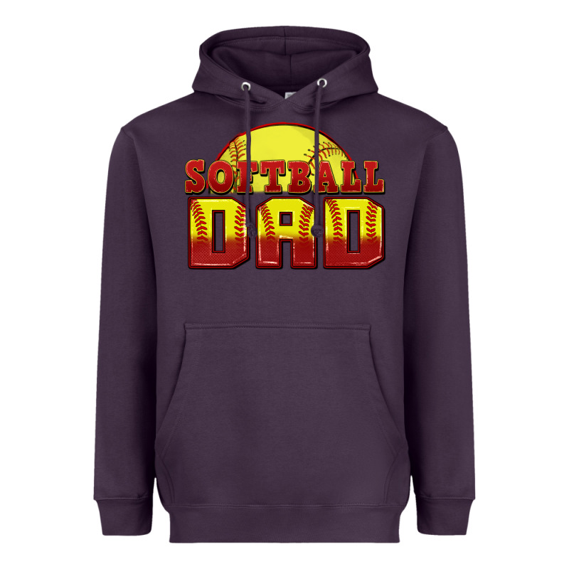 Softball Dad Heavyweight Hoodie by Zillion Design Studio | Teevron
