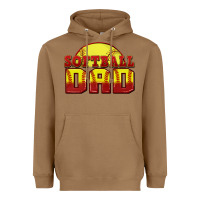 Toasted Coconut softball dad Heavyweight Hoodie - Zillion Design Studio