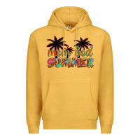 Mustard mom bod summer with palms Premium Hoodie - Artiststas