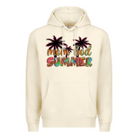 Sandshell mom bod summer with palms Premium Hoodie - Artiststas
