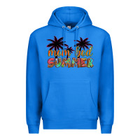 True Royal mom bod summer with palms Premium Hoodie - Artiststas