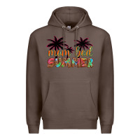 Coffee mom bod summer with palms Premium Hoodie - Artiststas