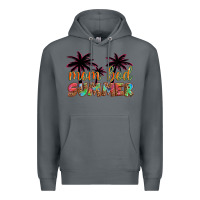 Rock mom bod summer with palms Premium Hoodie - Artiststas