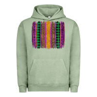 Pigment Oil Green mardi gras western brush stroke Urban Hoodie - Artiststas