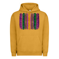 Pigment Peanut Butter mardi gras western brush stroke Urban Hoodie - Artiststas