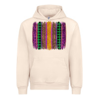 Mardi Gras Western Brush Stroke Urban Hoodie | Teevron