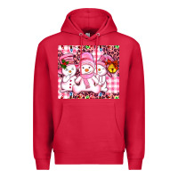Cardinal pink snowgirls Premium Hoodie - AdoDesignShop