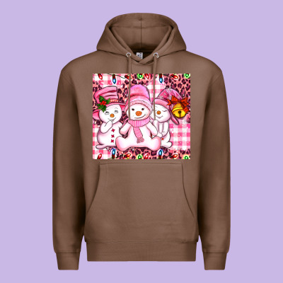 Pink Snowgirls Premium Hoodie Designed By Adodesignshop
