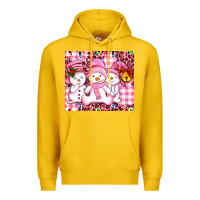 Lemon pink snowgirls Premium Hoodie - AdoDesignShop
