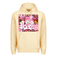 Pina Colada pink snowgirls Premium Hoodie - AdoDesignShop