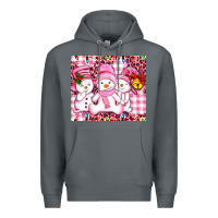 Rock pink snowgirls Premium Hoodie - AdoDesignShop