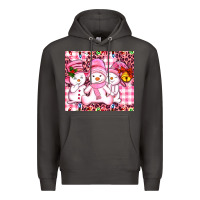 Smoke pink snowgirls Premium Hoodie - AdoDesignShop