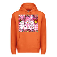 Carrot pink snowgirls Premium Hoodie - AdoDesignShop
